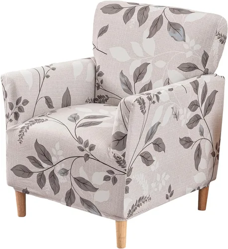 Vista 40 de Fundas de jacquard para sillón de banquete, fundas suaves para sillón de 1 pieza, fundas elásticas para silla de sala de estar, antideslizantes