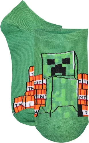 Vista 3 de Minecraft Boys' No Show Sock