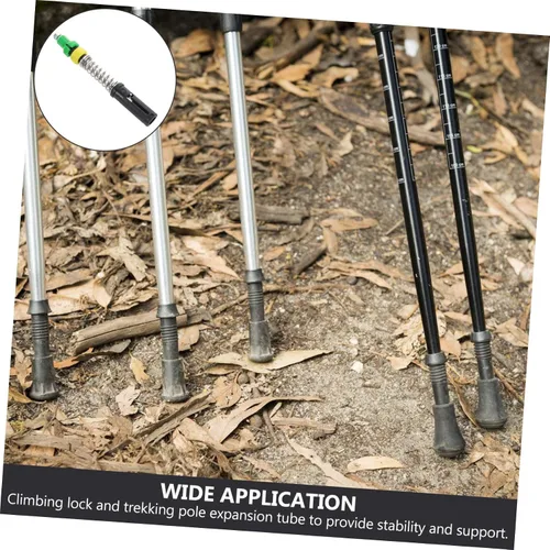 Vista 3 de Totority Accessories Hiking Pole Internal Lock Trekking Stick Replacement Parts Trekking Pole Shock Absorption