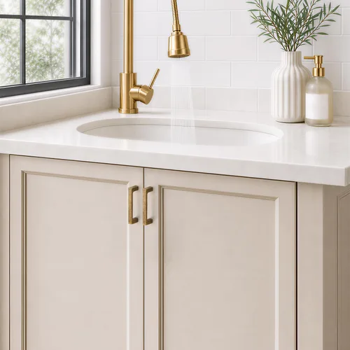 Vista 5 de Ravinte Antique Brass Kitchen Cabinet Solid Handles,3 Inch,5 Pack