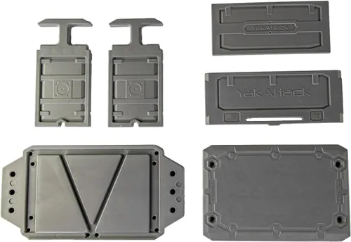 Vista 4 de YakAttack CellBlok Battery Box & Switchblade Transducer Arm Combo - Color Options USA Made Kayak Fish Finder Mounting Compact & Tool-Free