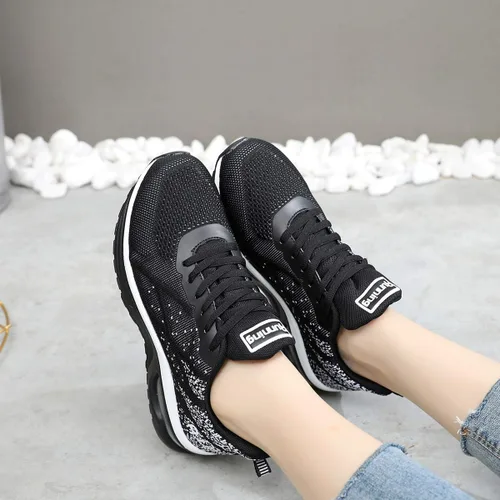 Vista 5 de GANNOU - Air Athletic - Tenis para mujer, de moda, para el gimnasio, deportes, correr, trotar, tenis y acondicionamiento físico, tallas 5.5-11
