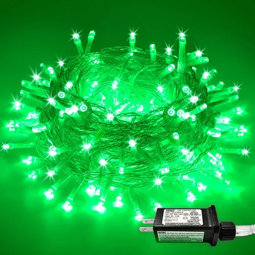 Vista 41 de JMEXSUSS 200 luces LED de Pascua al aire libre e interior para decoraciones, 66 pies conectables pastel luces de Pascua cadena de alambre