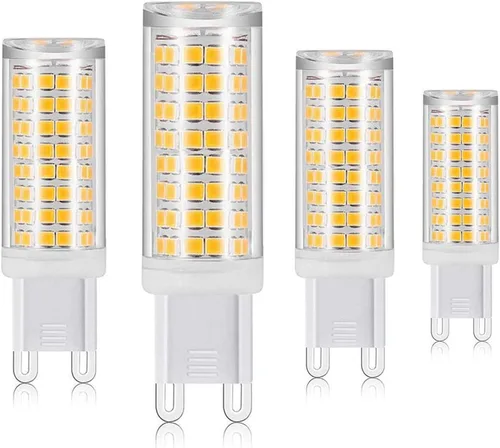 Vista 12 de Bombillas LED G9 de repuesto halógenas de 75 W, color blanco, 6000 K, paquete de 2