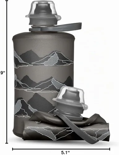 Vista 7 de HydraPak Stow Collapsible Water Bottle (350ml, 500ml, 1L)