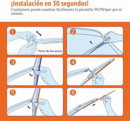 Vista 6 de Repuesto de limpiaparabrisas trasero de 10 pulgadas (10-A) para Toyota RAV4 2018 2017 2016 2015 2014 2013 Highlander 2022-2020 /Jeep Compass