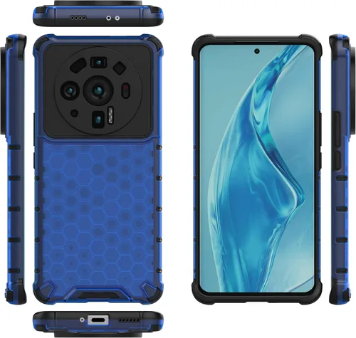 Vista 214 de Pzwoxukhov Funda compatible con Redmi A1, compatible con Redmi A2 Honeycomb Anti-caída Absorción de Golpes Negro