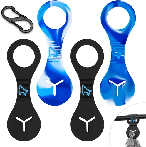Vista 19 de Soporte para bolsa de excrementos de perro para correa, bolsa de desechos, dispensador de bolsas de excrementos de perro, para caminar, correr