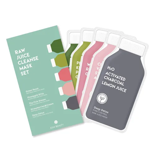 Vista 20 de ESW Beauty Deep Detox - Máscara Facial de Jugo Crudo para Control de Poros - Clarificante con Carbón Activado, Jugo de Limón y H2O para Piel Prone