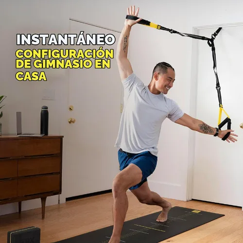 Vista 4 de TRX Anclaje de puerta para correas de entrenamiento de suspensión TRX para anclaje de correa, accesorio de equipo de fitness