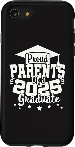 Vista 13 de iPhone 15 Parents of a 2025 Graduate Class Senior Graduation Grad 25 Case