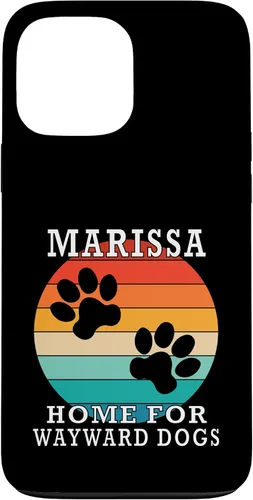 Vista 24 de Marissa Home for Wayward Dogs Family Name Case for iPhone 17