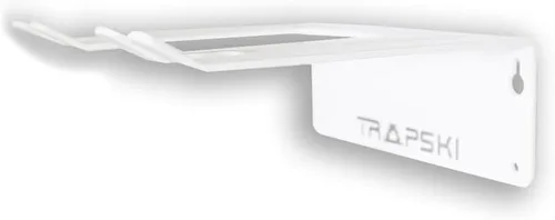 Vista 13 de TRAPAWAY Estante de pared Capacidad para 1 par de esquís o snowboard por fijaciones Organizador de garaje para herramientas,