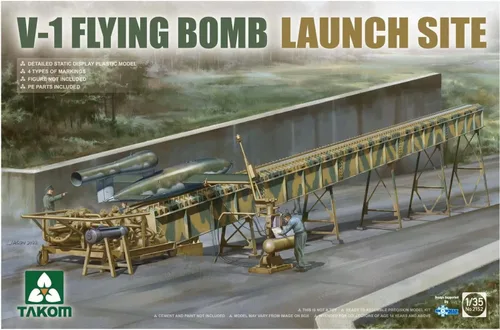 Vista 4 de TAKOM Sprue Brothers 1:35 V-1 Sitio de lanzamiento de la bomba voladora, TAK02152