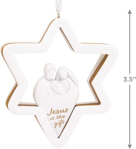 Vista 4 de Hallmark Adorno navideño Dayspring Jesus is the Gift Star