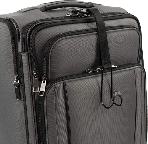 Vista 5 de Travelpro Crew Versapack Max Carry-On Exp Rollaboard, Gris (Titanium Grey), Crew Versapack Softside - Equipaje vertical expandible