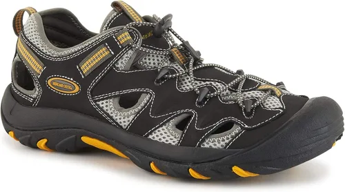 Vista 5 de Highland Creek Riptide 2 - Sandalias para hombre con punta cerrada para senderismo y deportes acuáticos