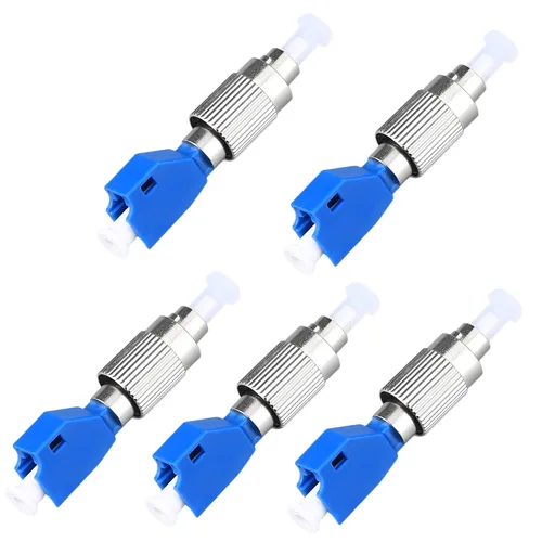 Vista 15 de Conector de fibra óptica, FC macho a LC hembra híbrido adaptador convertidor de fibra óptica compatible con medidor de potencia óptica localizador