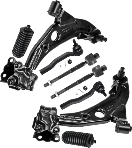 Vista 46 de Detroit Axle - Kit de brazos de control de extremo de 8 piezas para Toyota 2001-2003 Highlander 2002-2003 Camry Lexus ES300, 2 conjuntos de brazos