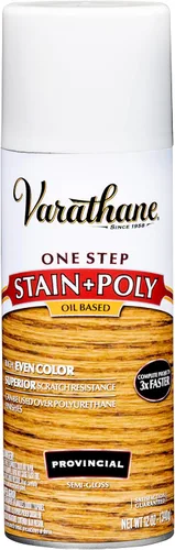 Vista 6 de Varathane 225243H Tinte de un paso a base de aceite + Poli, cuarto de galón, Nuez Americana Dorada
