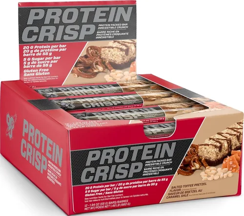 Vista 15 de BSN Protein Crisp Bar by Syntha-6 - Barra de proteína de suero bajo en azúcar, 1072751, Crunch de chocolate, 1