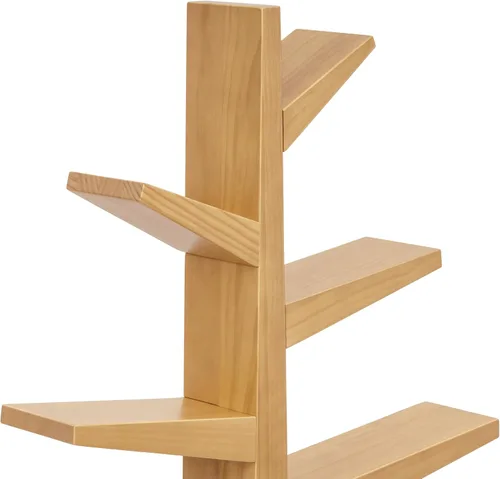 Vista 7 de Babyletto Librería de abeto para niños en miel, certificado Greenguard Gold