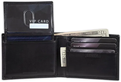 Vista 4 de Haggar Cartera de cuero para hombre