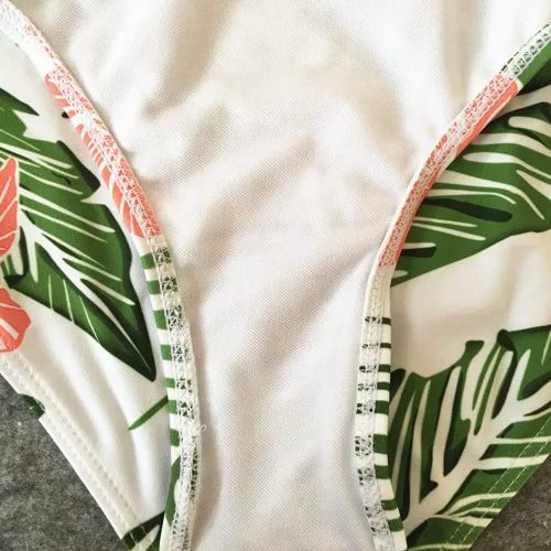 Vista 4 de Juniors Bandeau - Bikini de cuello alto con lazo en la espalda, cintura media, traje de baño