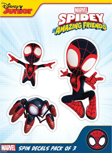 Vista 20 de Marvel Spidey and His Amazing Friends Calcomanías - Juego de 4 calcomanías de vinilo Ghost-Spider Gwen Stacy para automóvil, botella de agua