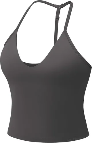 Vista 9 de YEOREO CoreFlex Impact Halter - Camiseta sin mangas para mujer Negro