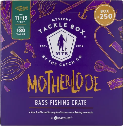Vista 3 de Catch Co Caja de aparejos misteriosos Ultimate Motherlode Bass Fishing Bundle Caja de aparejos misteriosos Motherlode Caja de aparejos