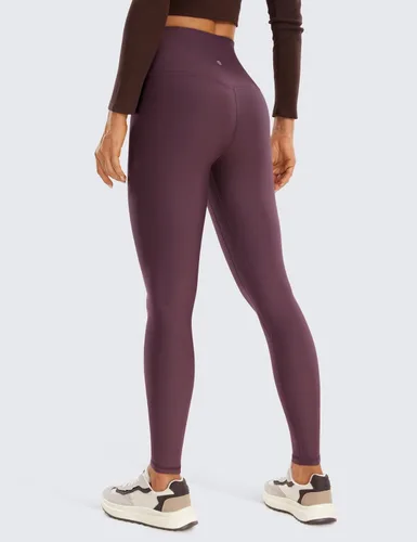 Vista 2 de CRZ YOGA Leggings térmicos con forro polar para mujer de 28 pulgadas, pantalones de senderismo cálidos para invierno, pantalones de yoga de cintura