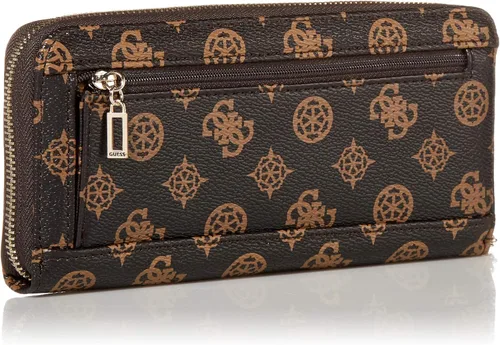 Vista 2 de GUESS Sandrine - Cartera grande con cremallera para mujer