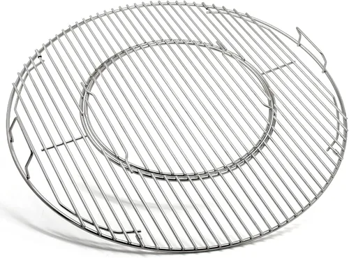 Vista 7 de Rejillas de cocina de hierro fundido 8835 de 21.5 pulgadas para Weber Master-Touch de 22.5 pulgadas, ahumador de carbón de 22.5 pulgadas, hervidor