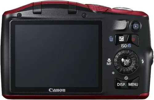 Vista 4 de Canon PowerShot SX150 IS Cámara digital de 14.1 MP con zoom estabilizado de imagen óptica de gran angular de 12x con LCD de 3.0 pulgadas (rojo)