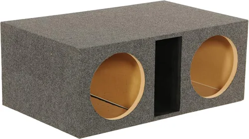 Vista 7 de QPower HD212VL - Caja de subwoofer doble ventilada de 12 pulgadas
