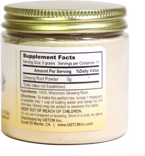 Vista 2 de Wisconsin American Ginseng Polvo 120 Mesh (2 oz)