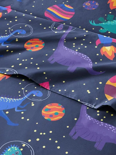 Vista 14 de Sábanas de princesa tamaño Twin para niños, juego de sábanas de princesa de 3 piezas para niños, ropa de cama con temática de castillo, ultrasuave