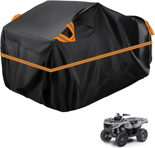 Vista 56 de Cubierta para ATV impermeable compatible con Arctic Cat H1 EFI TRV Cruiser 4x4 2011, cubierta de 210D para vehículos de 4 ruedas, cubierta para quad