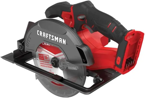 Vista 10 de CRAFTSMAN Sierra Circular Inalámbrica V20, 6-1/2 pulgadas, Solo Herramienta (CMCS500B)