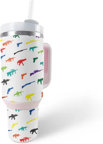 Vista 29 de MightySkins Skin - Vaso de vinilo compatible con Stanley The Quencher H2.0 FlowState de 40 onzas, diseño de mármol de albaricoque, protectora