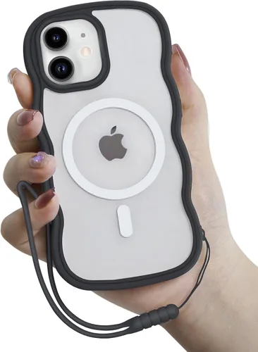 Vista 31 de Funda para iPhone 7/8, funda divertida para iPhone, linda funda Kawaii rizada con forma de marco de TPU suave a prueba de golpes, funda protectora