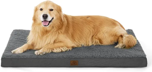 Vista 28 de Bedsure - Cama ortopédica pequeña para perros chicos, impermeable, con funda extraíble lavable, tapete de espuma con forma de huevera para mascotas