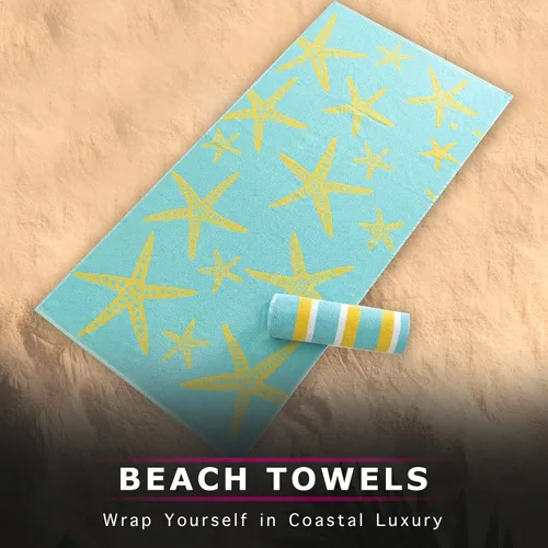 Vista 2 de CASA COPENHAGEN Miami Towel - Juego de 2 toallas de playa de diseño a rayas color verde azulado, 35 x 70 pulgadas, toalla de baño de piscina de gran