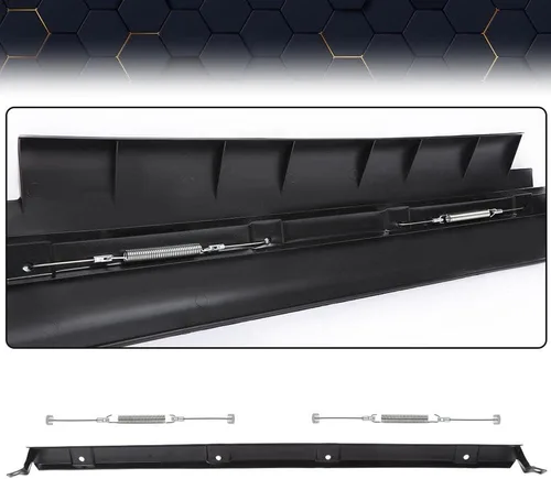 Vista 5 de PIT66 Conjunto de Deflector de Aire del Alerón Inferior Delantero Compatible con Chevy C5 Corvette 1997-2004 con Soporte Lateral