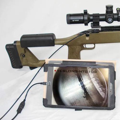 Vista 8 de Teslong Boroscopio para Rifle, Cámara de Limpieza de Armas - Compatible con Calibre.20 y Mayor - Herramienta de Inspección Visual de Cañón para Caza