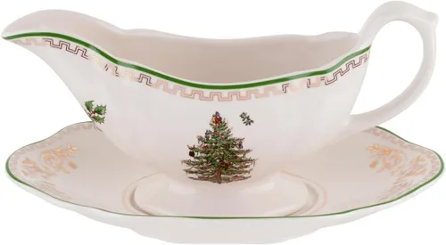 Vista 5 de Soporte para pastel dorado para árbol de Navidad
