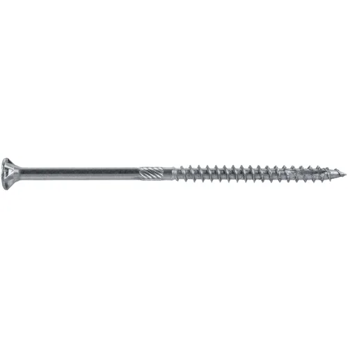 Vista 30 de 8 x 1 revestimiento exterior recubierto de bronce, tornillo de madera multiusos compatible con ACQ, cabeza plana Torx/Star Drive de 1 libra, 288