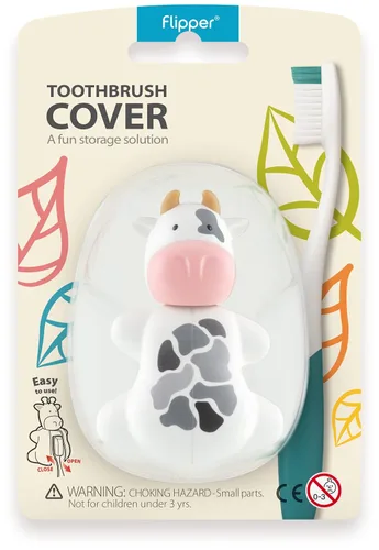 Vista 5 de Soporte de cepillos de dientes Flipper Animal World, Vaca