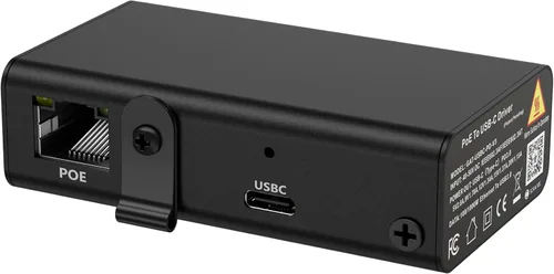 Vista 7 de Entrega de energía PoE+ a USBC compatible con tabletas como iPad Pro Gen 3, Microsoft Surface Go, Google Pixel y más